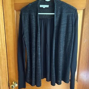 Loft black sweater size medium